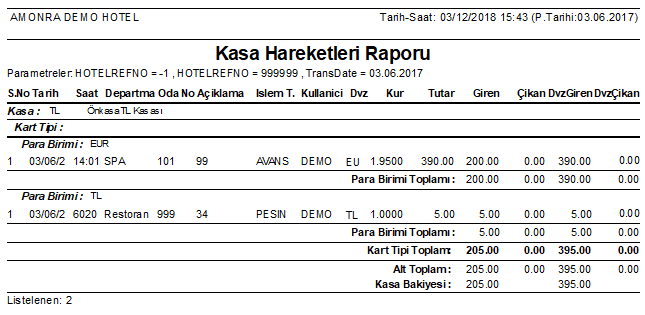 Kasa_Hareketleri_Raporu_Rapor