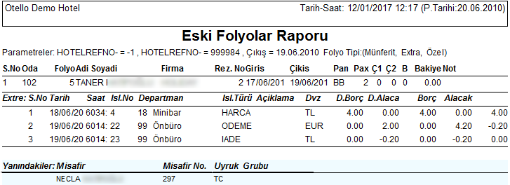 Eski_Folyolar_Raporu_Rapor