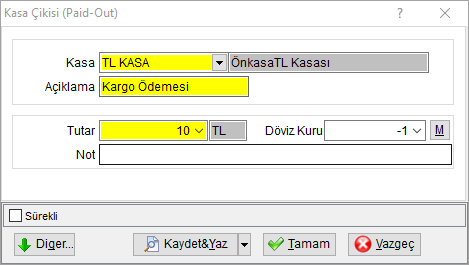 35_Onkasa_KasaCikis_Islem