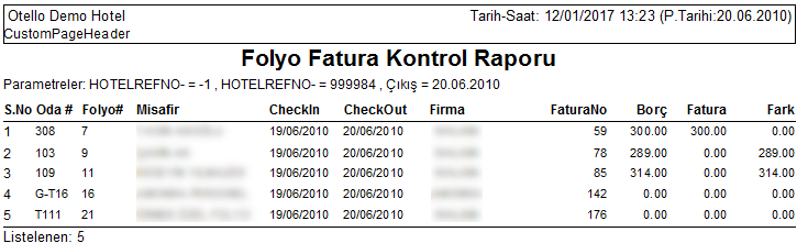 Folyo_Fatura_Kontrol_Raporu_Rapor