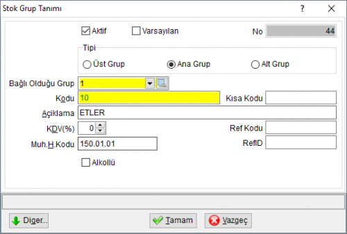 70 Stok.Tanimlar.Stok.Gruplari.Kayit.PNG
