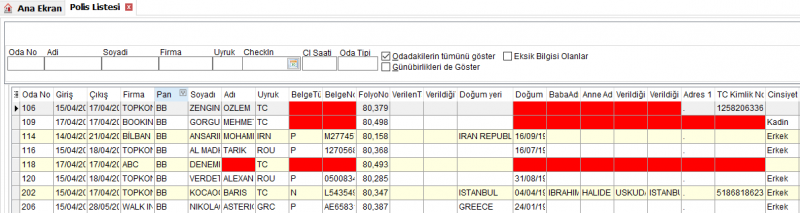 20 resepsiyon raporlar polislistesi.png