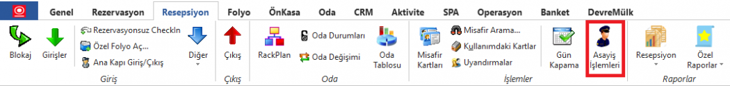 Resepsiyon_Asayis_Islemleri