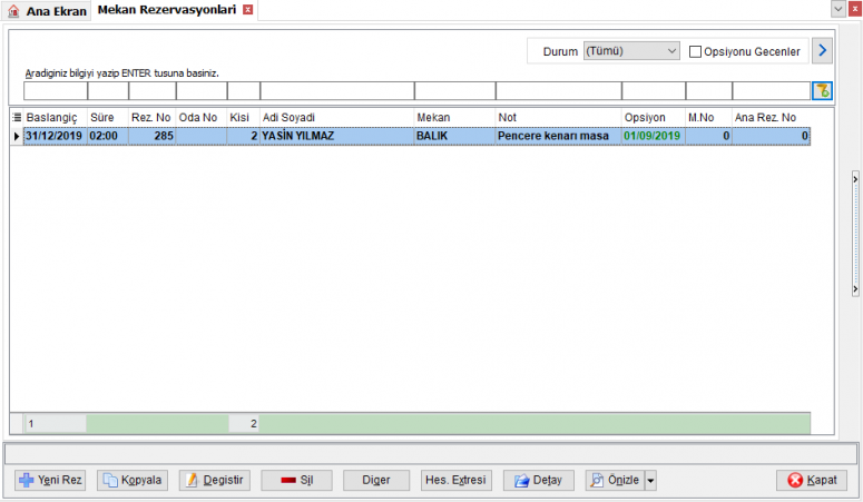 CRM Banket Rezervasyonlari Liste Ekrani.PNG