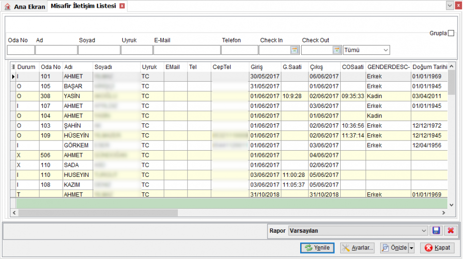 CRM_Raporlar_MisafirIletisimListesi