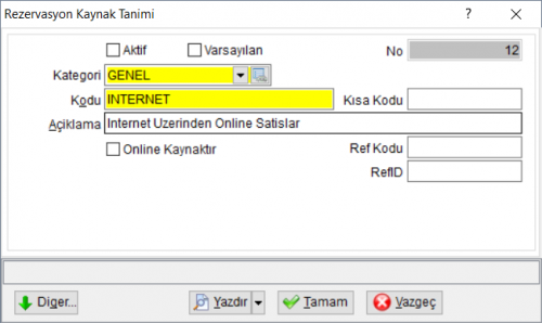 RezervasyonKaynaklarTanim