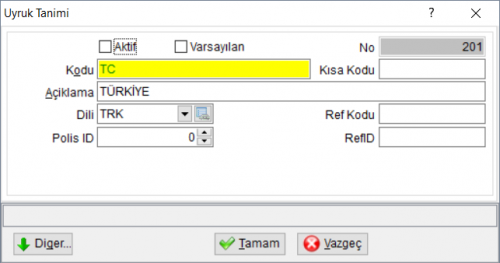 UyrukTanimiKayit