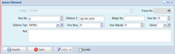 EPaymentMenu Rezervasyonlar Odeme YeniKayit.PNG