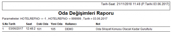 Oda_Raporlari_Oda_Degisimleri_Raporu_Rapor